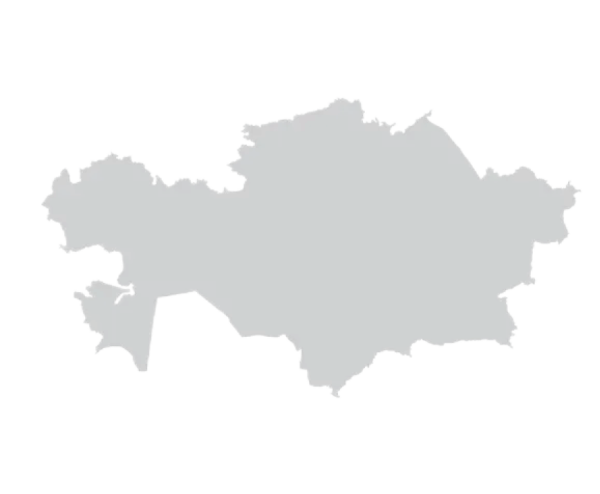 Карта Казахстана вектор
