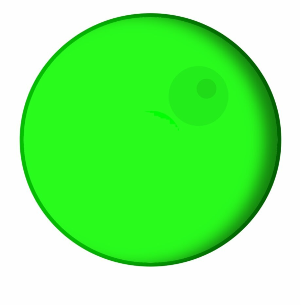 Круг зеленый