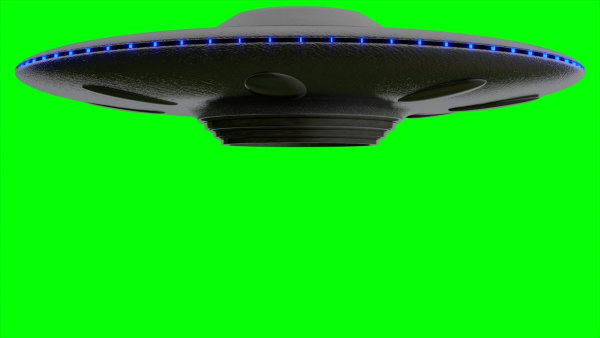 Летающая тарелка хромакей