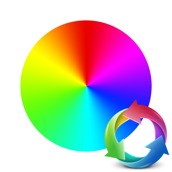 Смена цвета PSD