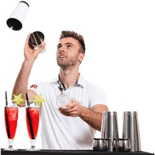 Бармен без фона