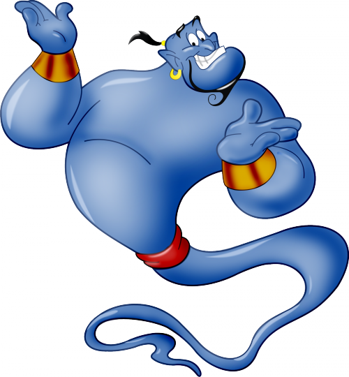 Джин из лампы Аладдина