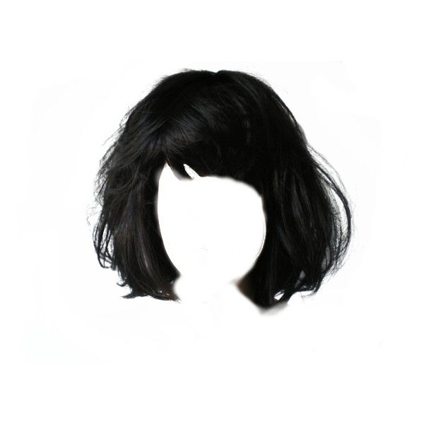 Черный парик для фотошопа