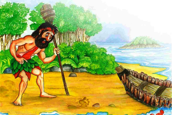 Робинзон Крузо иллюстрации для детей