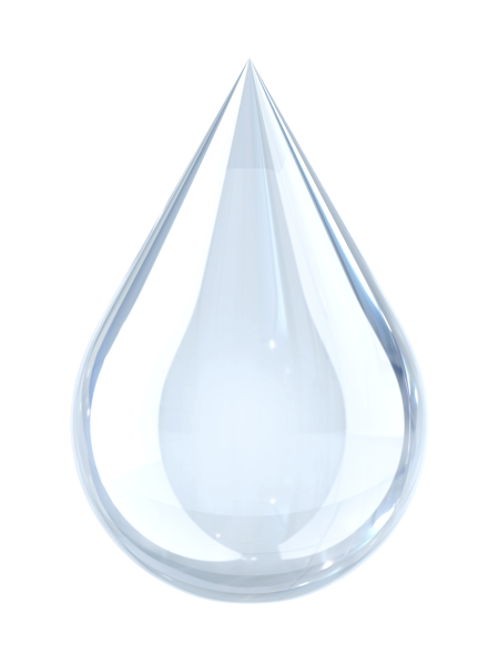 Слеза на прозрачном фоне