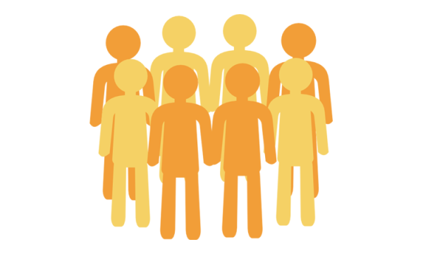 Группа людей значок