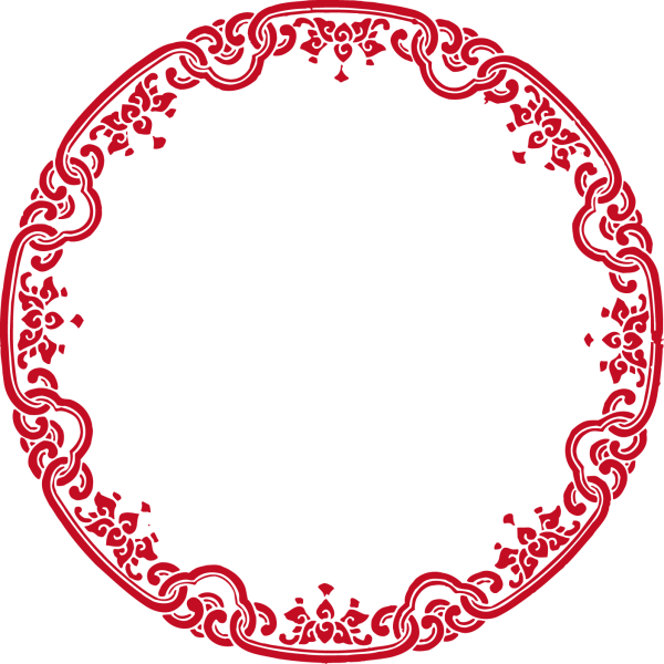 Круглый орнамент