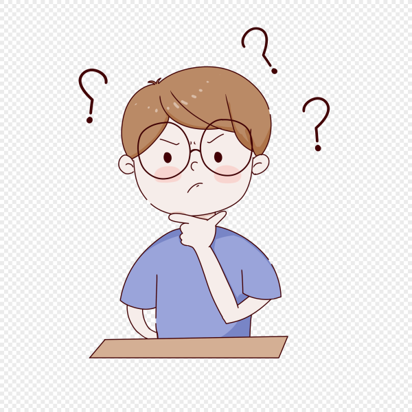 Думающий человек нарисованный