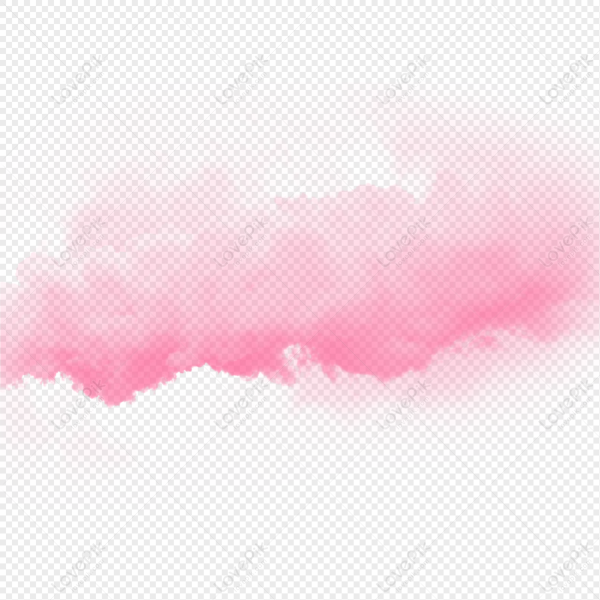 Облака розовые