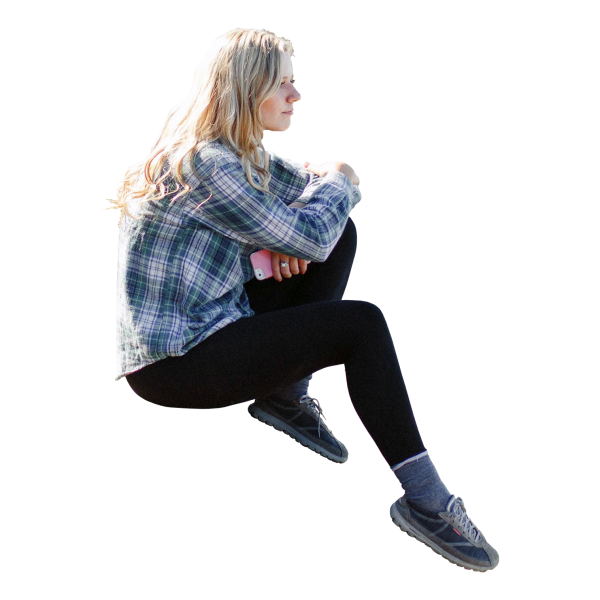 Сидячий человек