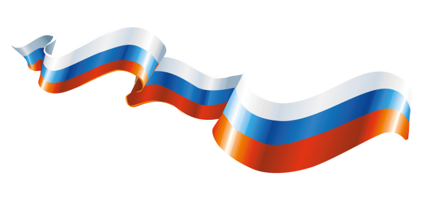 Триколор флаг России вектор
