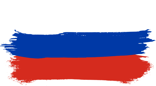 Российский флаг на прозрачном фоне