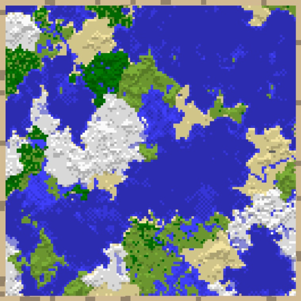 Карта из МАЙНКРАФТА