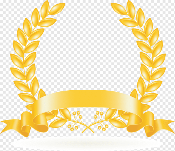 Венок с лентой вектор