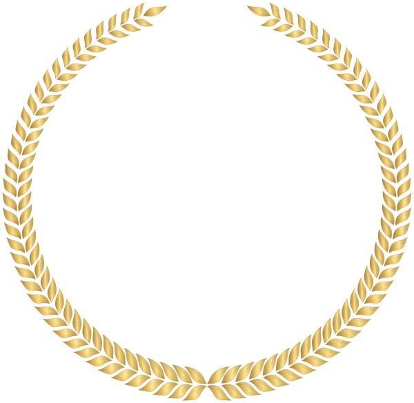 Золотой венок круглый