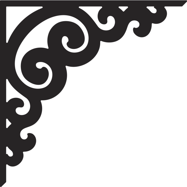 Узорные уголки