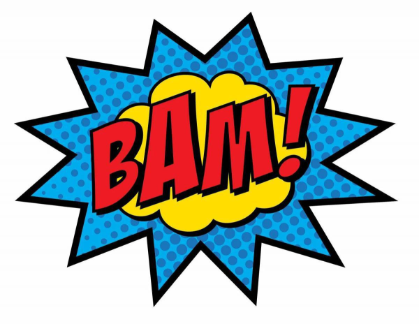 Надписи в стиле комиксов