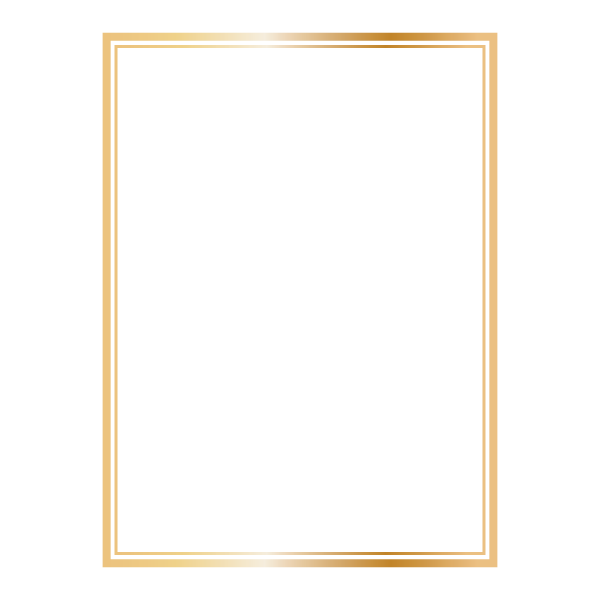 Золотая рамка прямоугольная