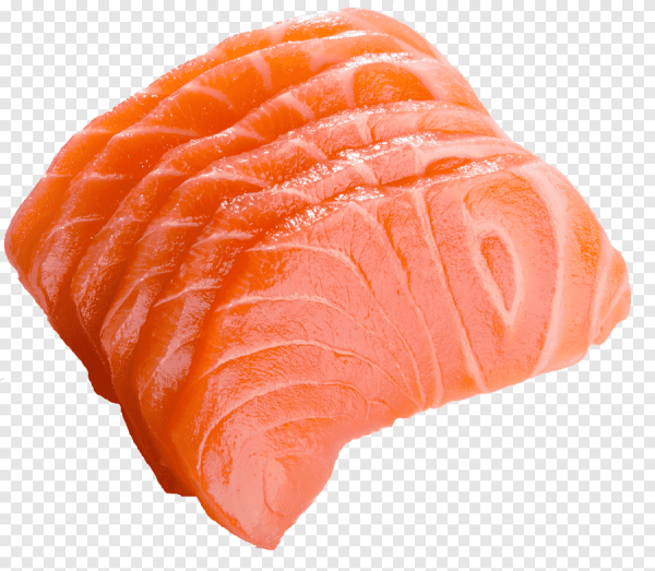 Кусок красной рыбы