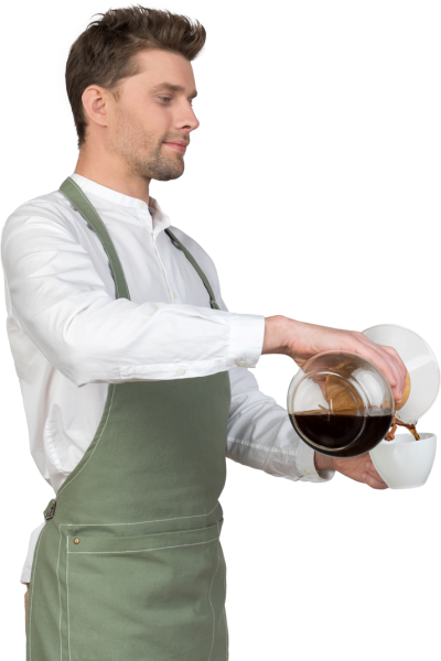 Человек бармен