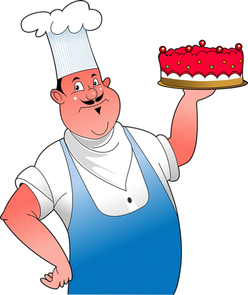 Кондитер мультяшный