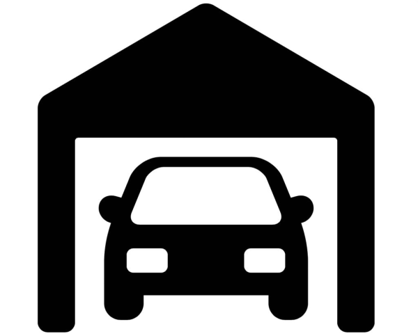 Машина в гараже иконка