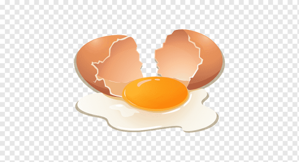 Разбитое яйцо мультяшное