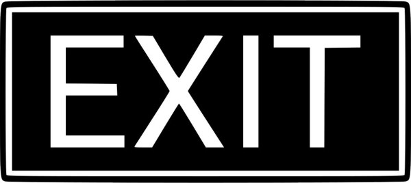 Кнопка exit
