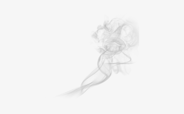 Дым от сигареты на прозрачном фоне