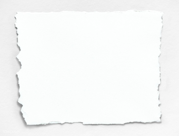 Рваный лист бумаги