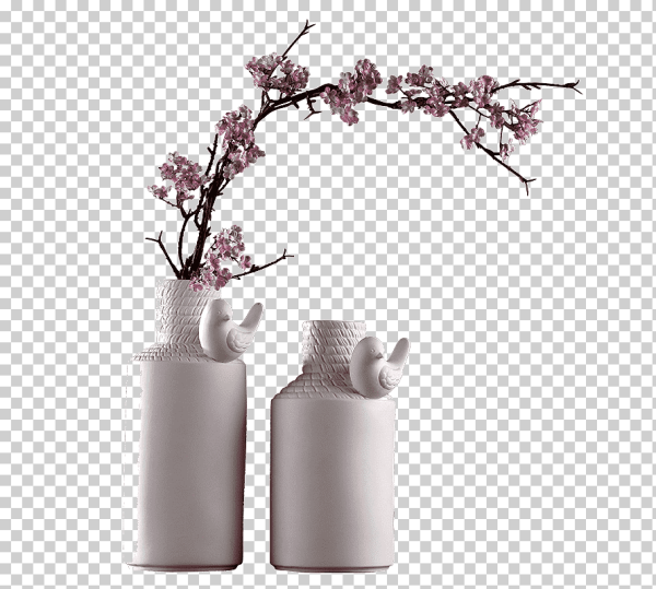 Ветки в вазе декор