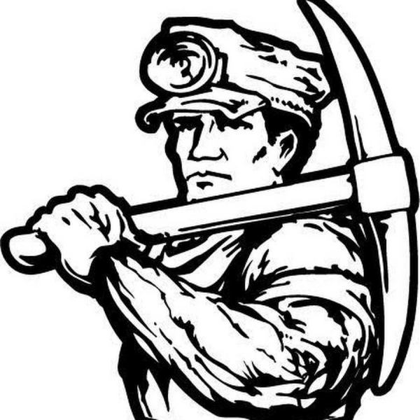 Шахтер рисунок