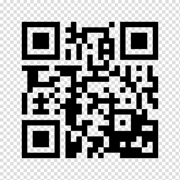 QR код черный