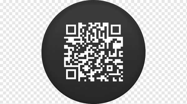 QR код черный