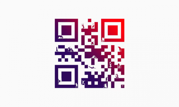 Дизайнерский QR код