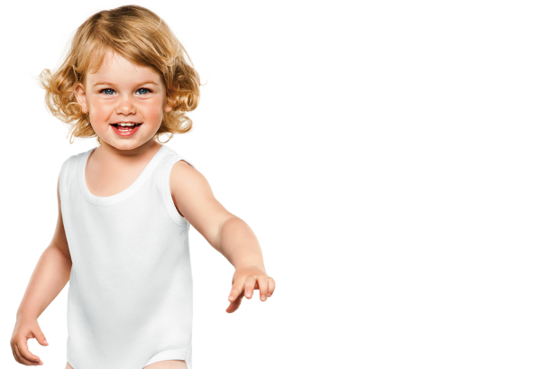 Малыш на прозрачном фоне