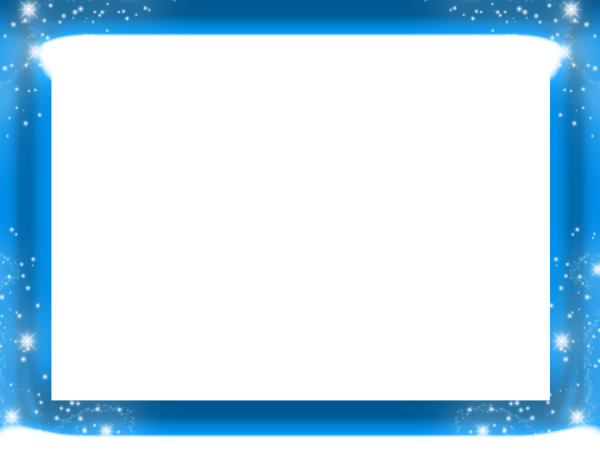 Синяя рамка для фотошопа