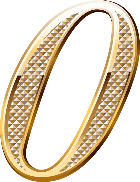 Цифры на прозрачном фоне