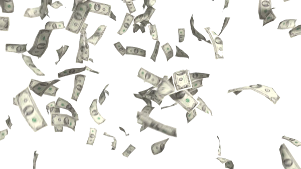 Деньги падают