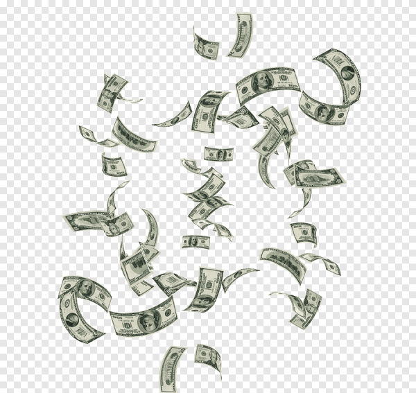 Купюры летят