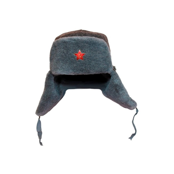 Ушанка Иваныч черный 55