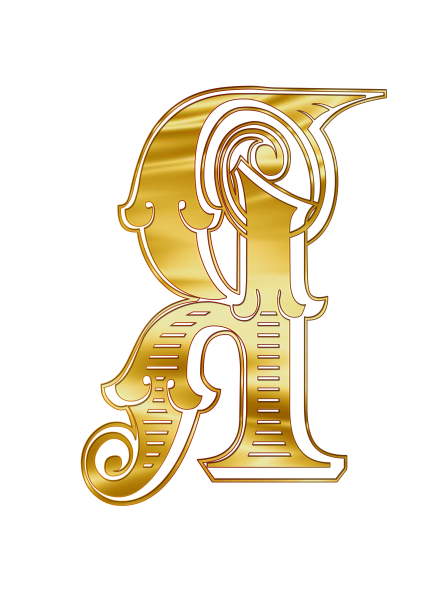 Золотые буквы