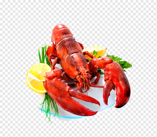 Лобстер на тарелке
