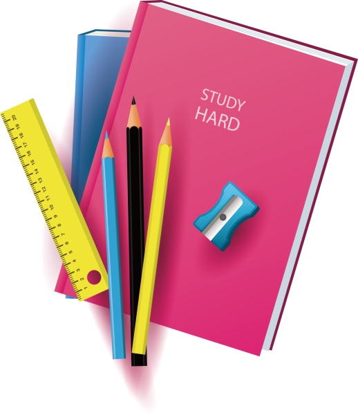 Ручки с тетрадками карандаши