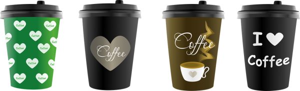 Кофейный стакан с крышкой