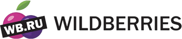 Логотип Wildberries черно белый