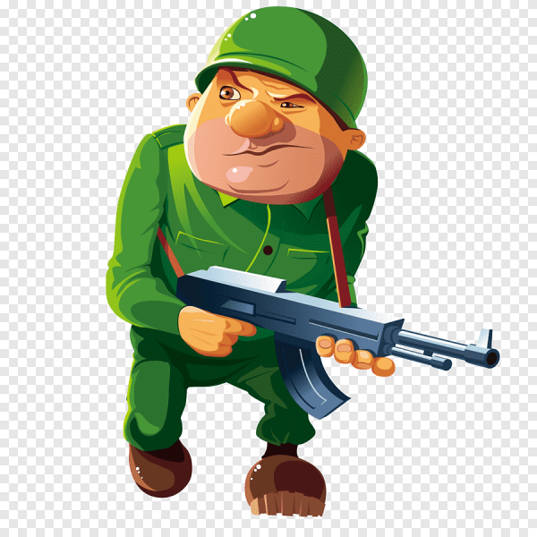 Солдат мультяшка