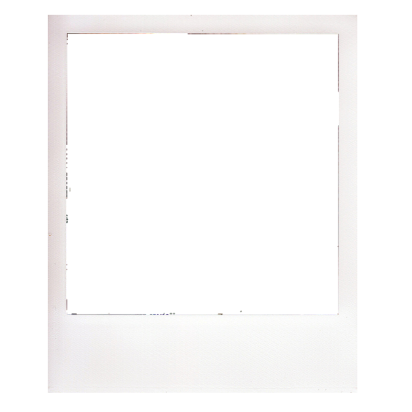 Белая рамка полароид для фотошопа