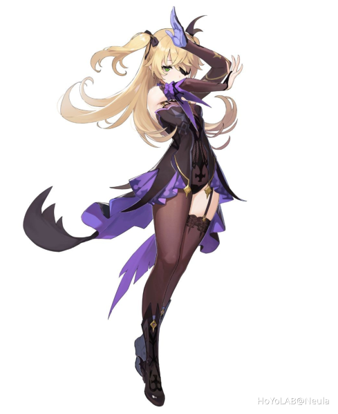 Фишль Стикеры Геншин