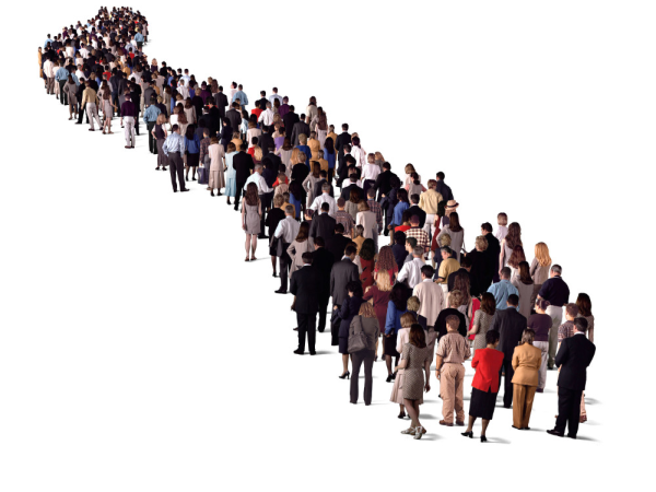 Люди в очереди